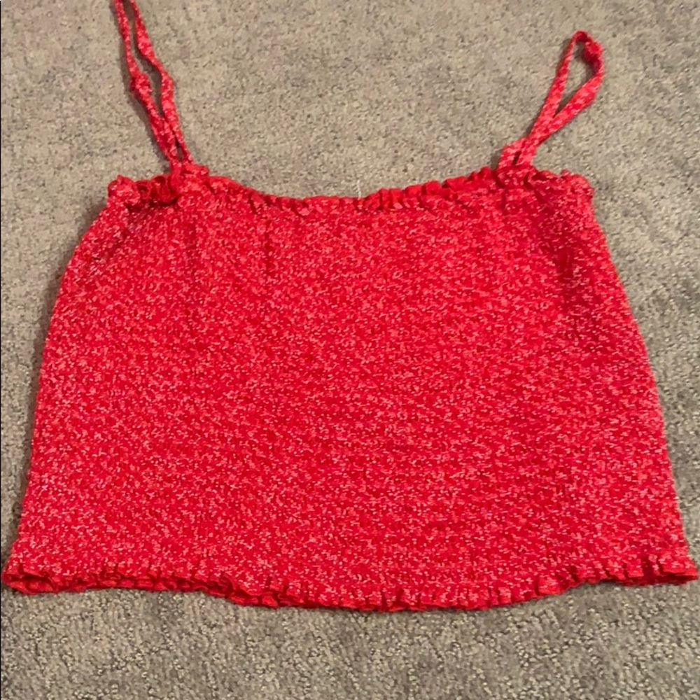 Red brandy Melville tank top